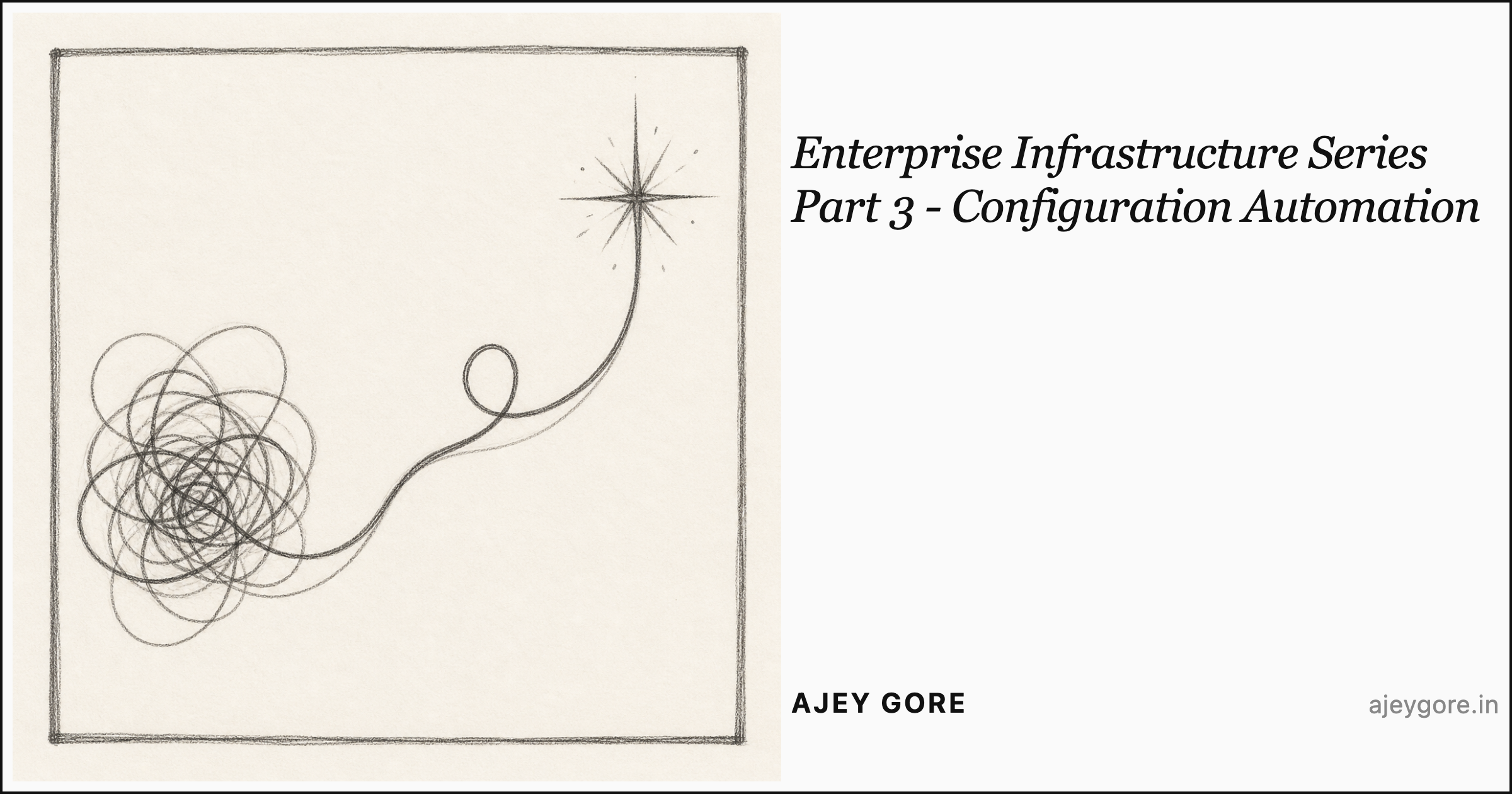 Enterprise Infrastructure Series Part 3 - Configuration Automation