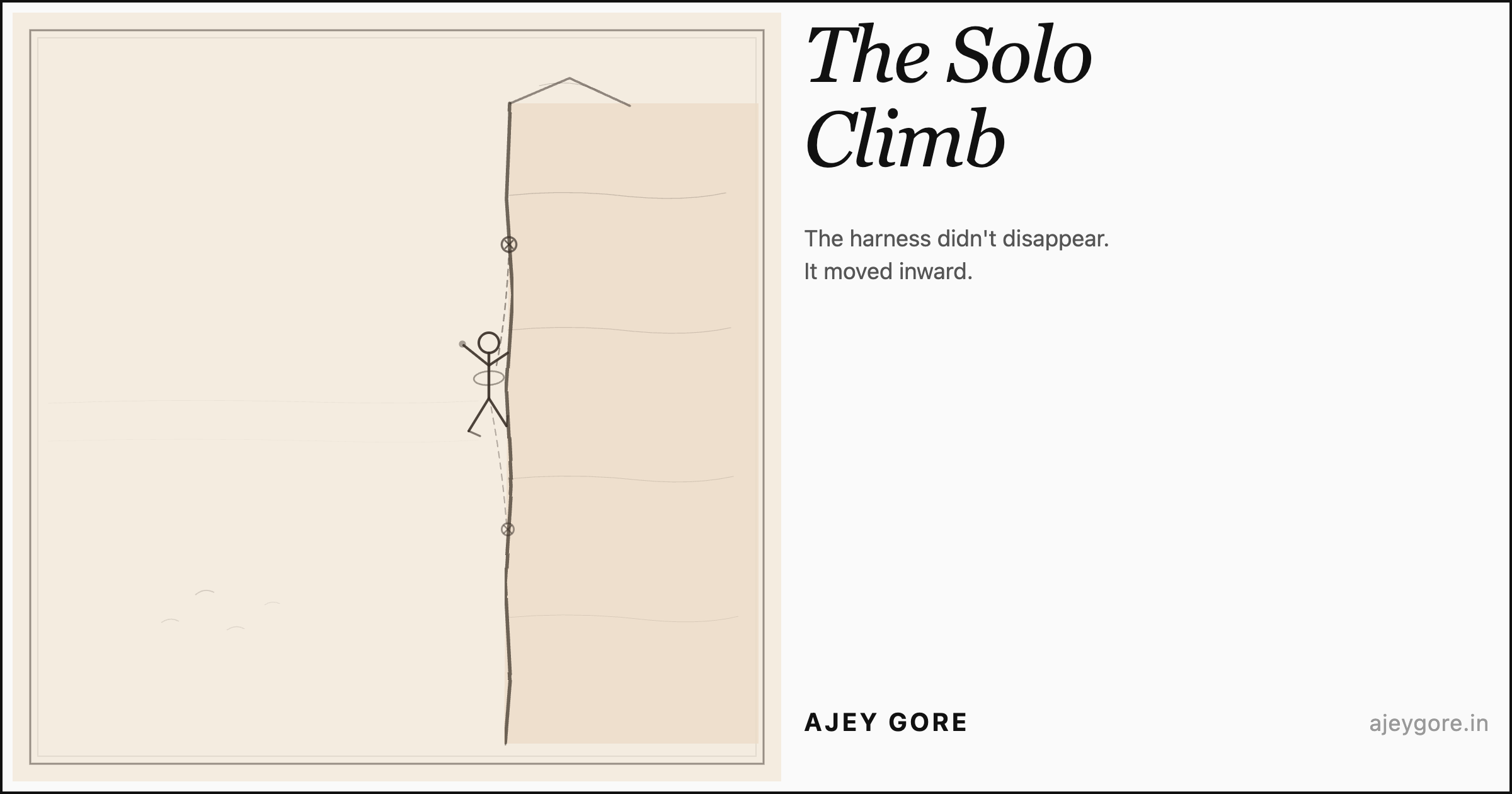 The Solo Climb
