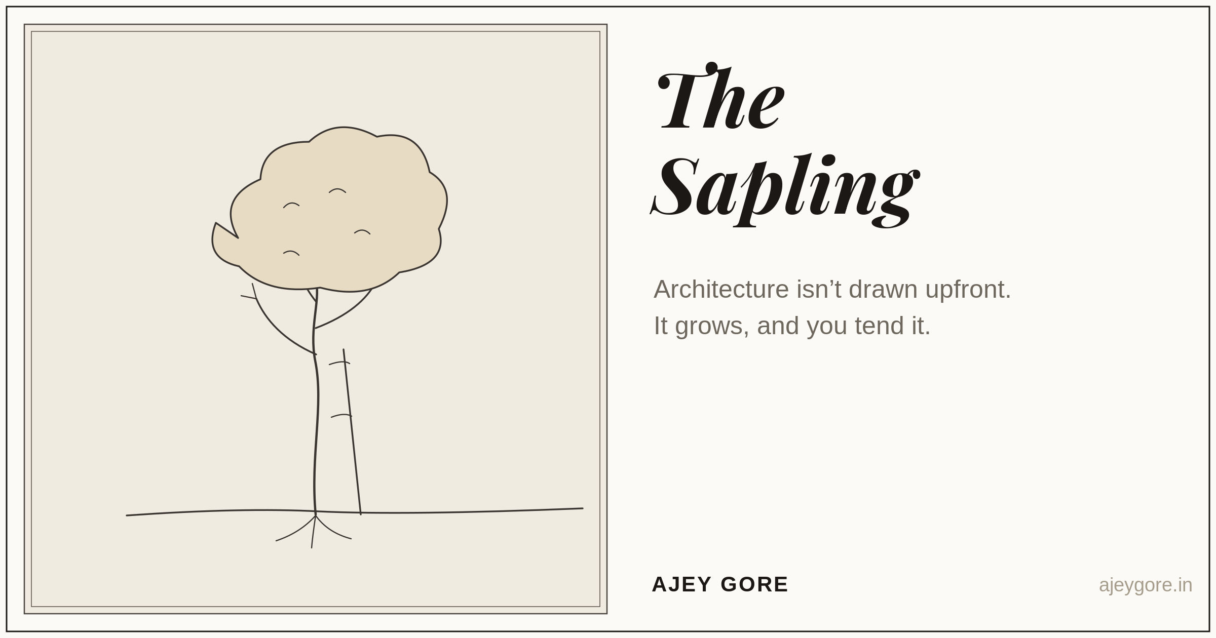 The Sapling